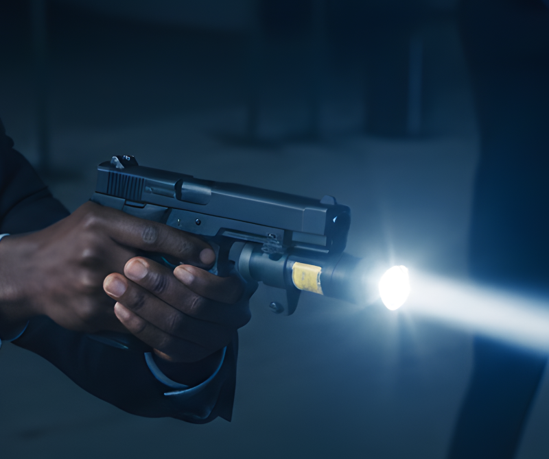 JD152 Compact LED Light & Green Beam Module